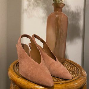 NEVER WORN Ba&sh Suede Strappy Heels Size 38